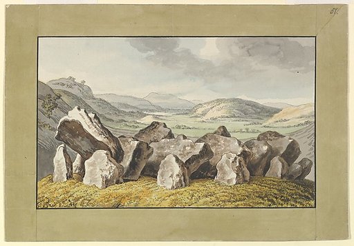 A Prehistoric Stone Circle on a Mound, an Extensive Landscape Beyond