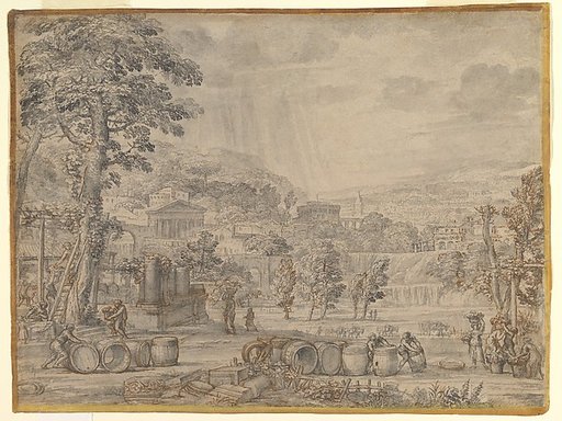Landscape with Wine Harvest