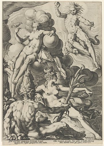 The Four Elements, plate 1 from "Mythological Subjects"