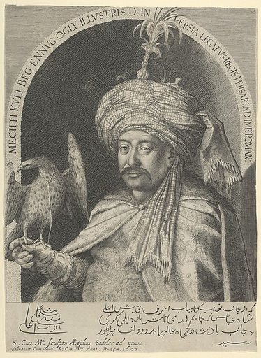 Mechti Kuli Beg, Persian Ambassador to Prague