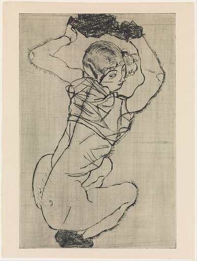 Squatting Woman