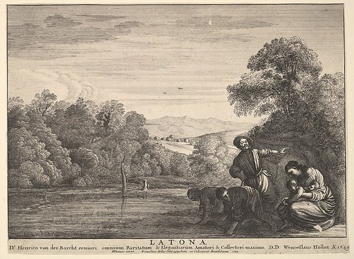 Latona and the Lycian peasants