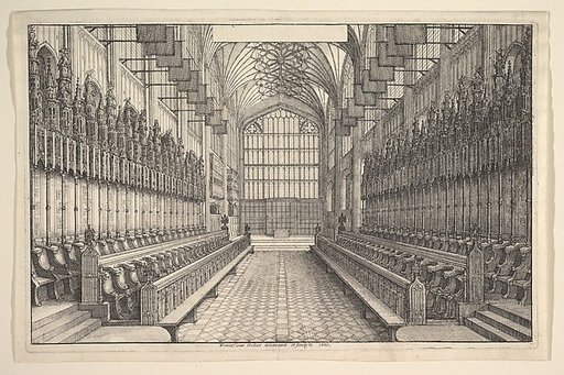 Choir and stalls in St George's Chapel, Windsor