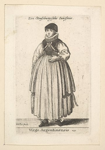 Virgo Argentinensis (Unmarried woman from Strasbourg)