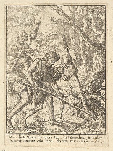 Adam Ploughing, from "Dance of Death"