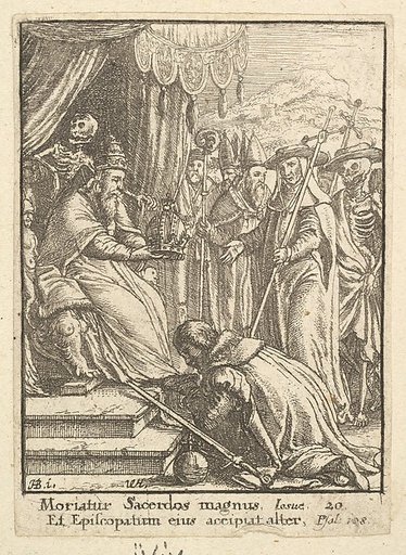 The Pope, from "Dance of Death"
