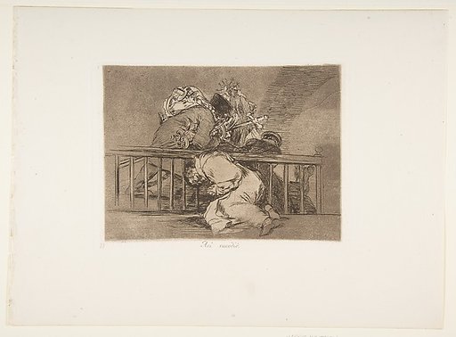 Plate 47 from "The Disasters of War" (Los Desastres de la Guerra): 'This is how it happened' (Así sucedió)