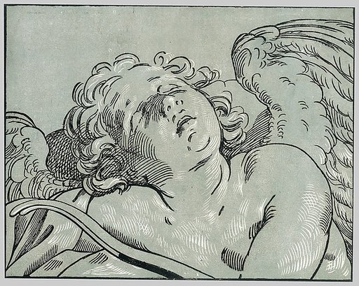 A sleeping cupid