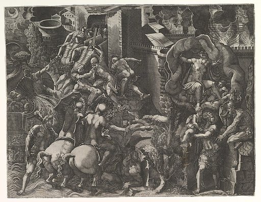 The Fall of Troy and Escape of Aeneas
