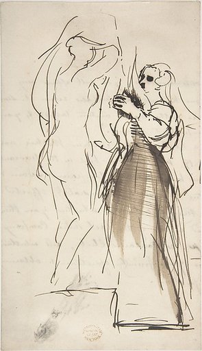 Studies for "The Bride at Her Toilet on the Day of Her Wedding"