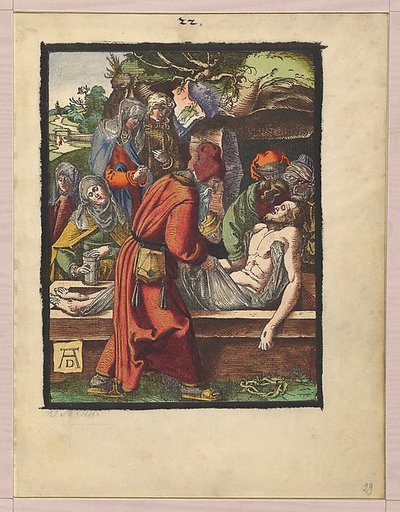 Deposition, from "The Small Woodcut Passion"
