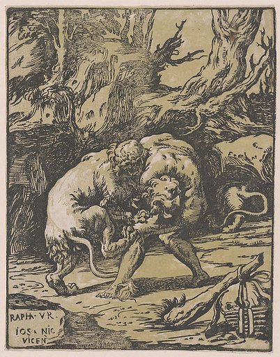 Hercules and the Nemean Lion