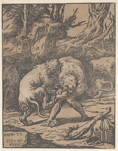 Hercules and the Nemean Lion