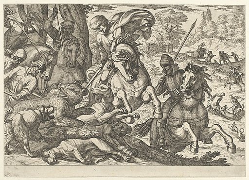 Bear Hunt, from "Hunting Scenes VI"