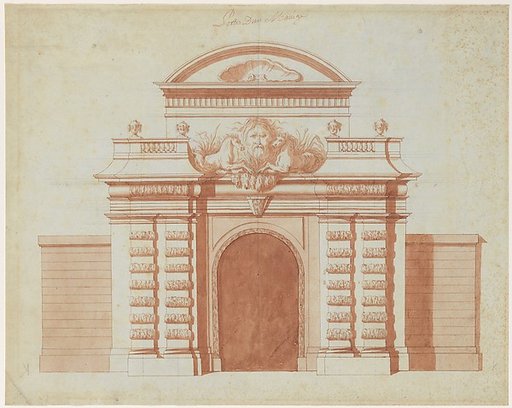 Elevation of an Entrance to a Riding School