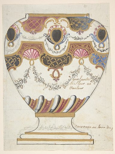 Design for a Porcelain Vase
