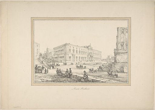 View of Naples: Musée Borbonio