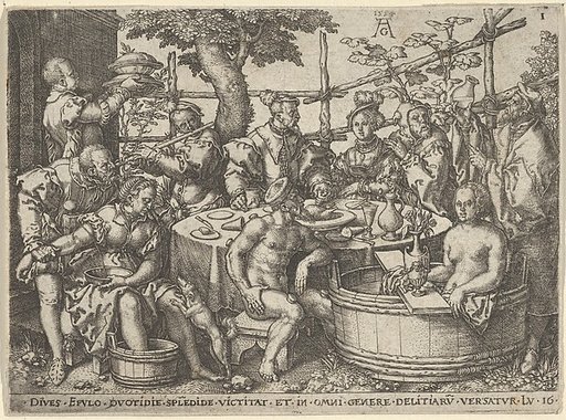 The Rich Man at His Table, from "The Parable of the Rich Man and Lazarus"