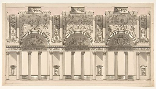 Section of a "Galerie dans le palais d'un souverain"