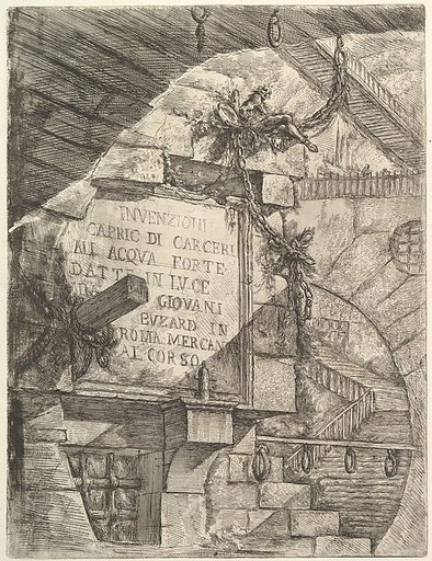 Title Page, from "Carceri d'invenzione" (Imaginary Prisons)