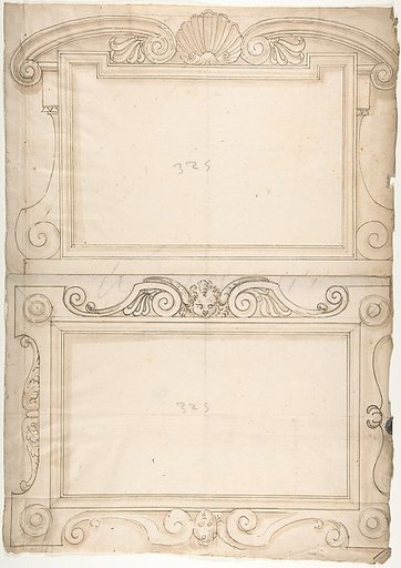 Two Designs for Carved Panels