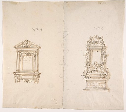 Two Designs for Memorial Tablets