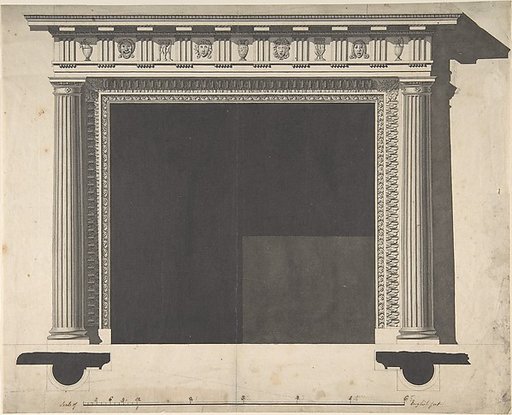 Design for a Chimney-piece, for the Saloon, Milton Park, Northamptonshire