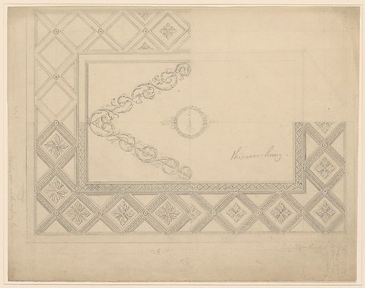 Design for a Ceiling for the Drawing Room at Milton Abbey, Dorset