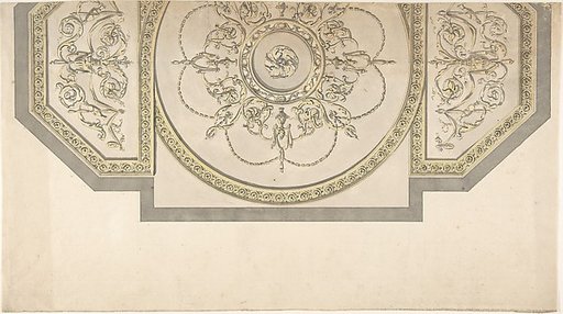 Design for the Gallery ceiling, Richmond House, Whitehall, London