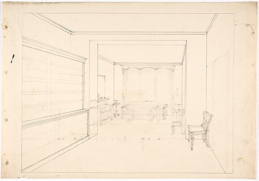 Perspective Drawing of an Interior