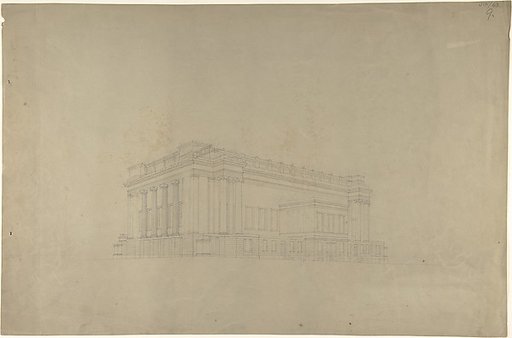 View of a Building in the Ionic Style