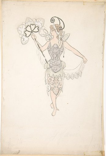 Costume Design for Lady with a Fan