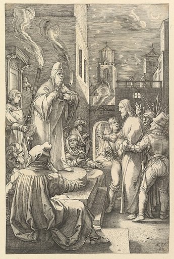Christ before Caiphas, from "The Passion of Christ"