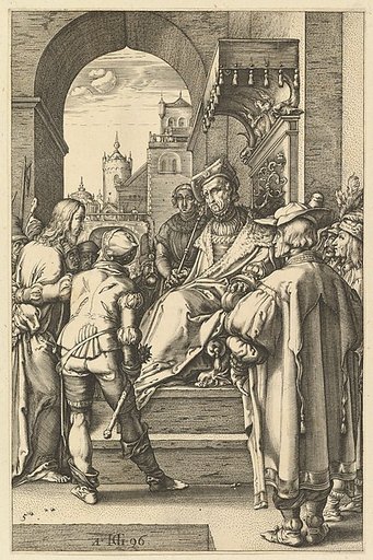 Christ before Pilate, from "The Passion of Christ"