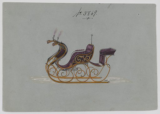 Sleigh with Rumble Seat #3869