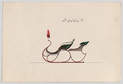 Sleigh with Rumble Seat # 3484a