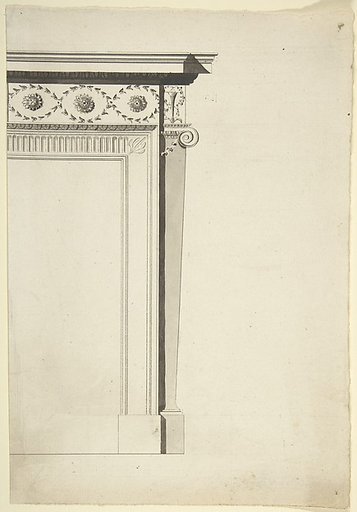 Partial Design for a Chimneypiece