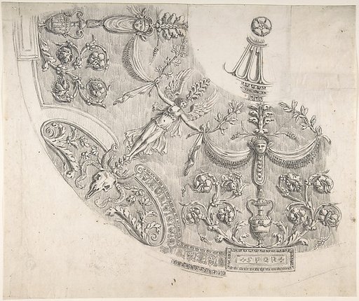 Segment of Circular Celing Vault, Palazzo Mattei, Rome