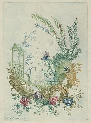 Chinoiserie, from "Nouvelle Suite de Cahiers de dessins chinois a l'usage des dessinateurs et des peintres" (Nr 1)