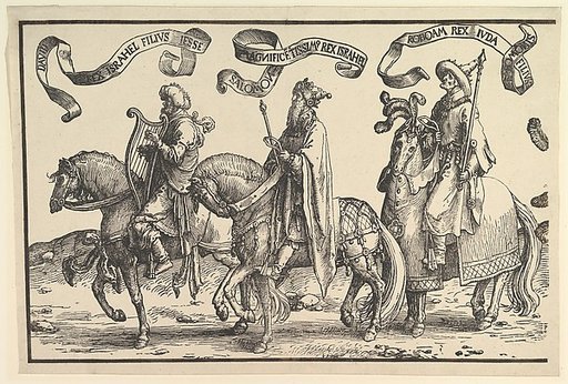 David, Solomon, Rehoboam, from The Twelve Kings of Israel