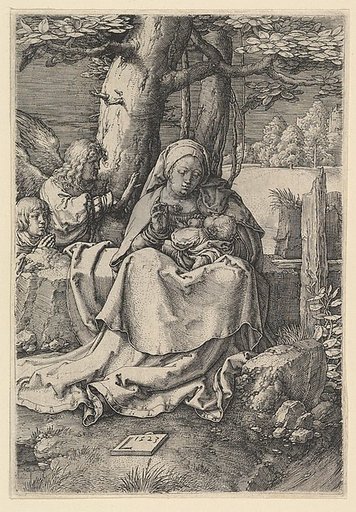 The Virgin and Child with Two Angels