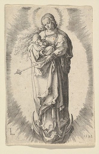 The Virgin with Child on the Crescent