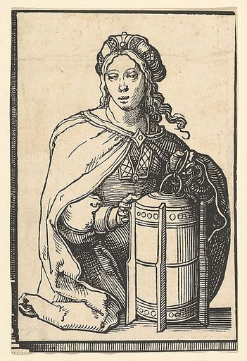 Persian Sibyl, from the series of Sibyls
