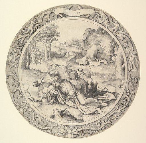 Christ on the Mount of Olives, from the Circular Passion