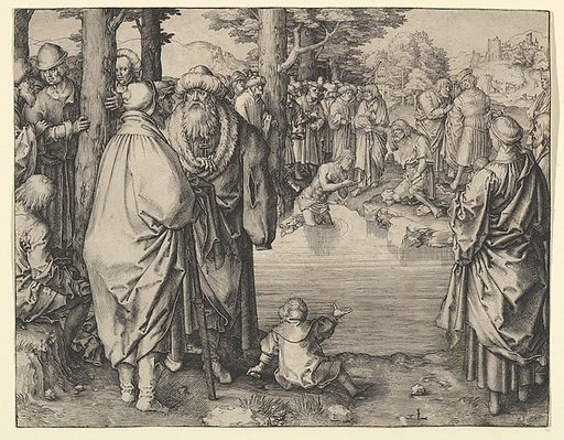 The Baptism of Christ in the River Jordan