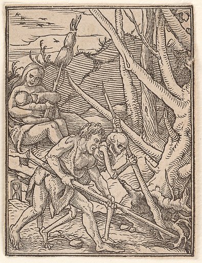 Adam Ploughing, from "The Dance of Death"