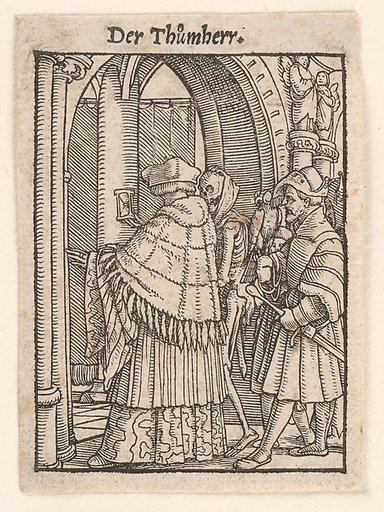 The Dean (or Canon), from "The Dance of Death"