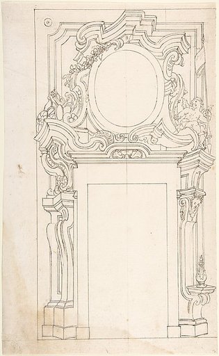 Architectural project for door