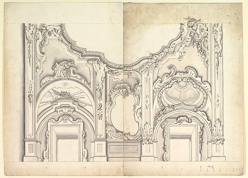 Two Alternate Designs for the Vault of a Chapel with the instruments of the Passion