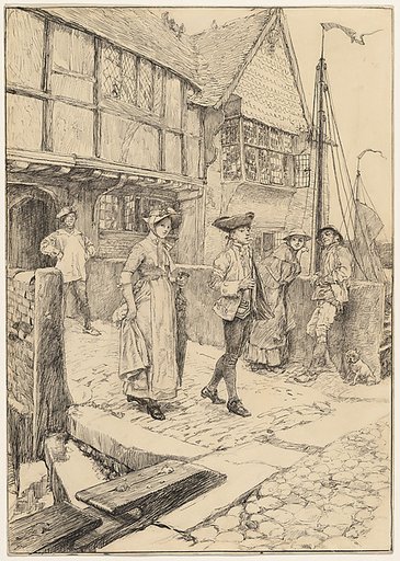 The Sunday Walk, illustration to "Sally in Our Alley"